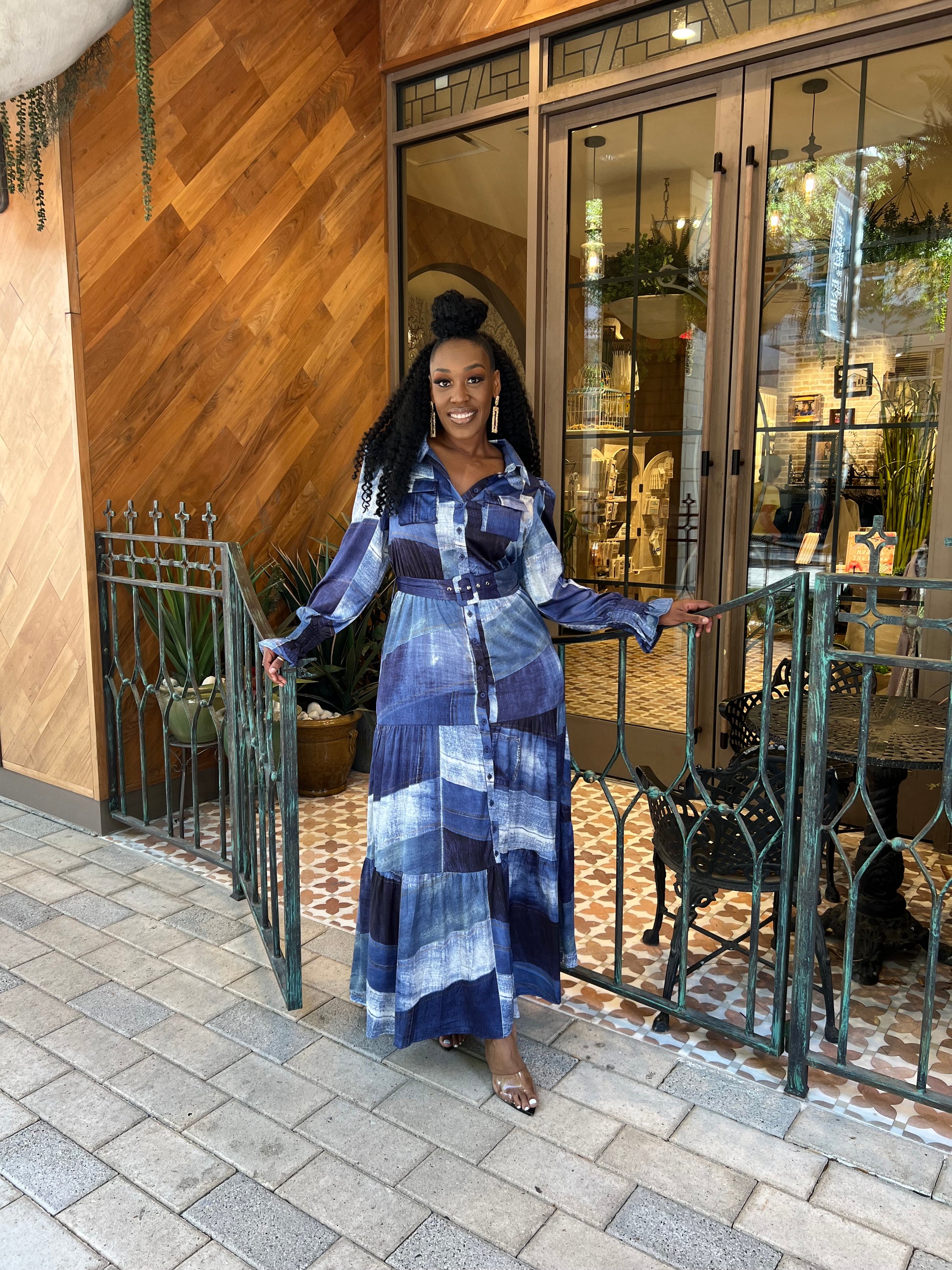 double denim dress Double Denim