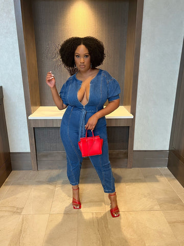 Fine Forever Denim Jumpsuit