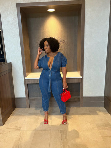 Fine Forever Denim Jumpsuit